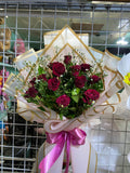Crimson Royale 🌹- 12 Premium Roses